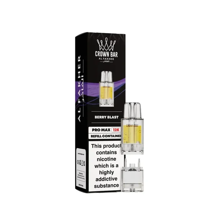 Al Fakher Crown Bar Pro Max 12K Berry Blast Refill Pods
