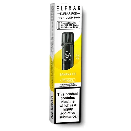 Banana Ice Elfbar 600 Prefilled Pods