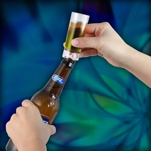 Beer Bottle Topper Shot Glass – 2 Ounce