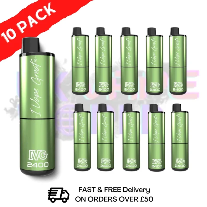 Box Of 10 – Apple Edition IVG 2400 Disposable Pen Kit