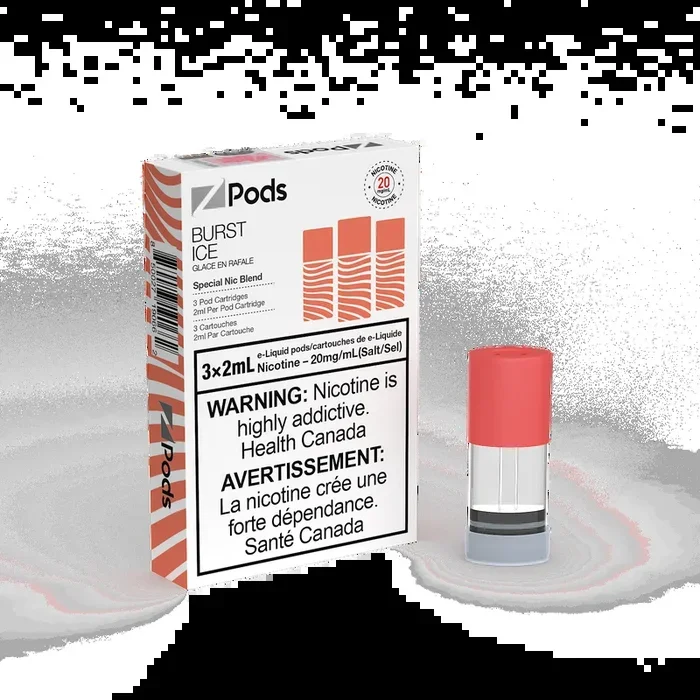 Burst Ice Z Pods by Z Lab (‘Stlth’ Compatible Vape Pod) [ON]