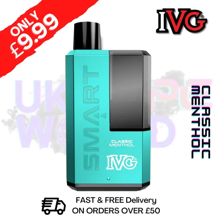 Classic Menthol IVG 5500 Smart Disposable Kit – ONLY £9.99
