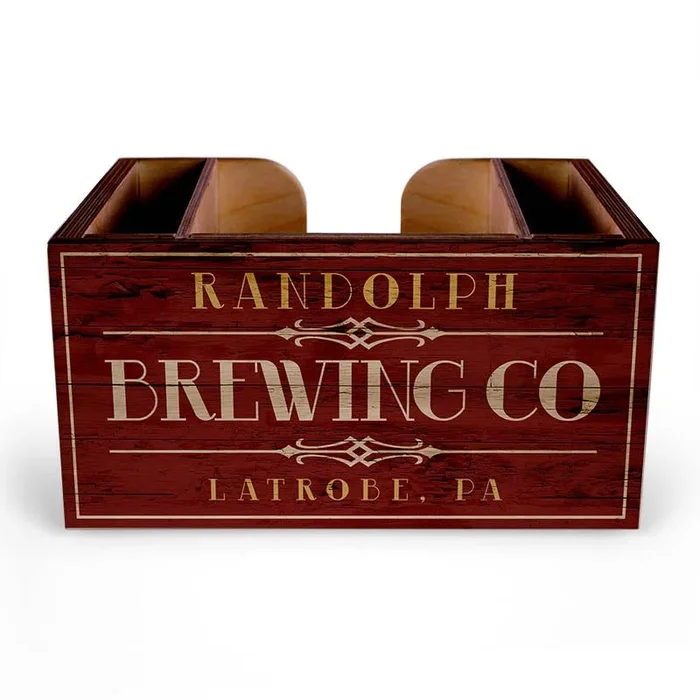 Customizable Wooden Bar Caddy – Brewing Company