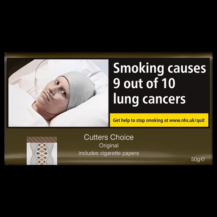Cutter’s Choice Original Hand Rolling Tobacco – 50g Pouch