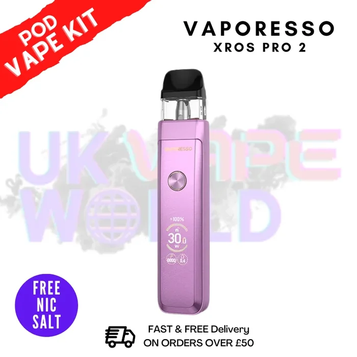 Dawn Purple Vaporesso Xros Pro 2 Kit + Free Nic Salt