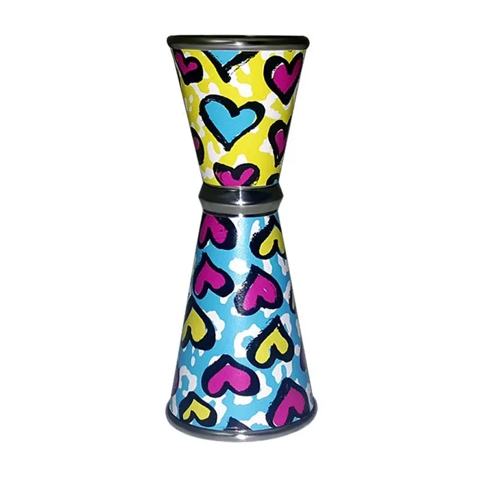 Designer Jigger – Tall Double-Sided 28ML by 56ML – CHEETAH LOVE