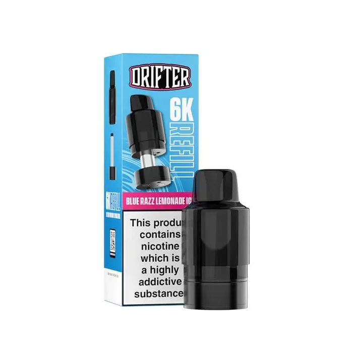 Drifter 6K Blue Razz Lemonade Prefilled Vape Pod + Refill – 1PK