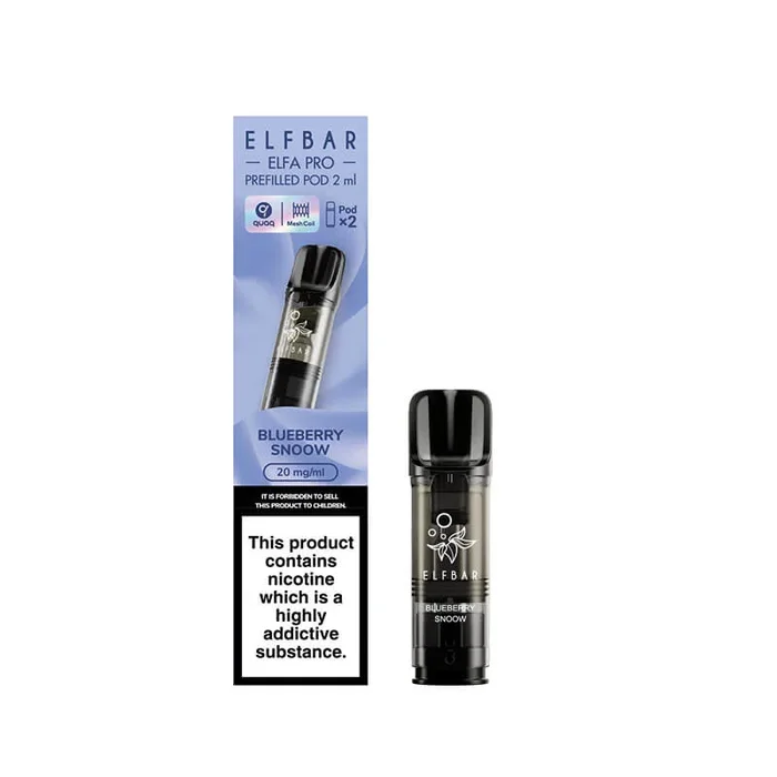 Elf Bar Elfa Pro Blueberry Snoow Prefilled Pod 20mg – 2 Pack