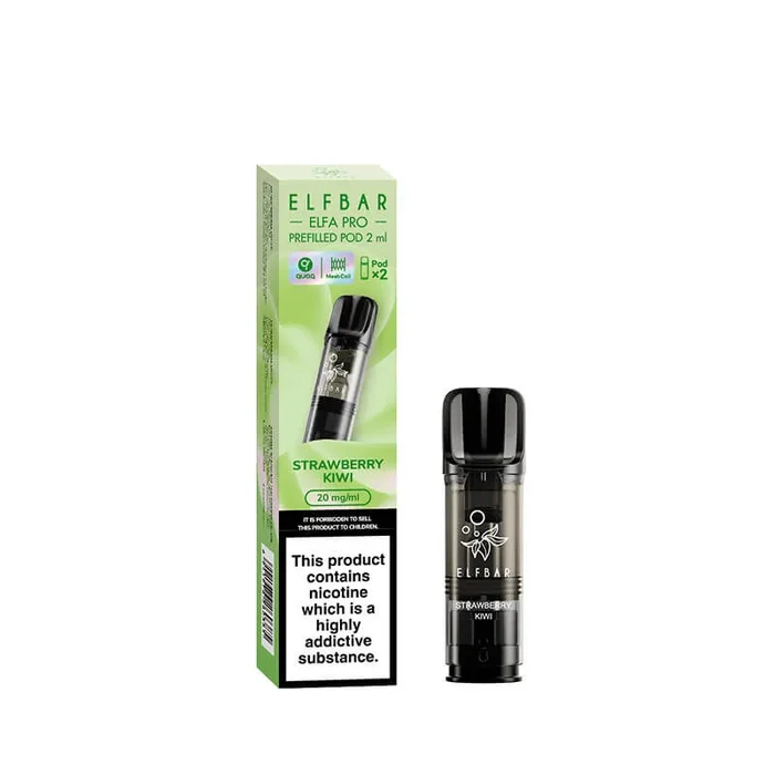 Elf Bar Elfa Pro Strawberry Kiwi Prefilled Pod 20mg – 2 Pack