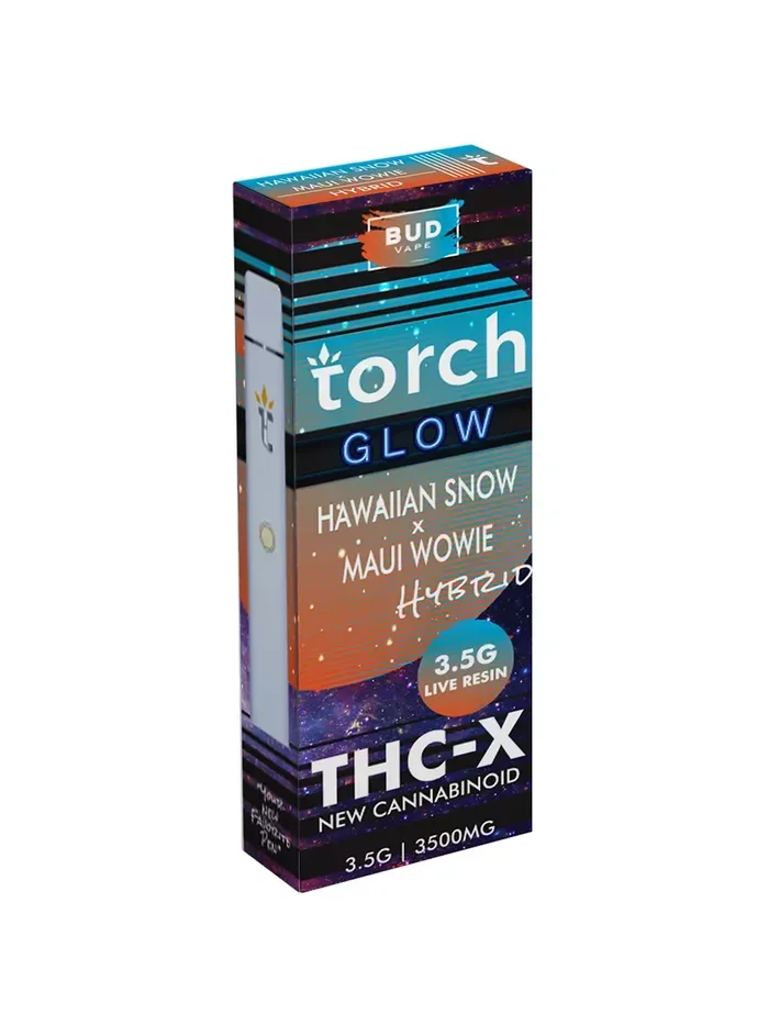 HawaiianSnow|MauiWowieTorchGlowLiveResinTHC-XVape3.5G Hawaiian Snow | Maui Wowie Torch Glow Live Resin THC-X Vape 3.5G