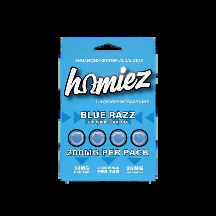 HOMIEZ 7-HYDROXY 50MG TABLET (4CT / PACK)
