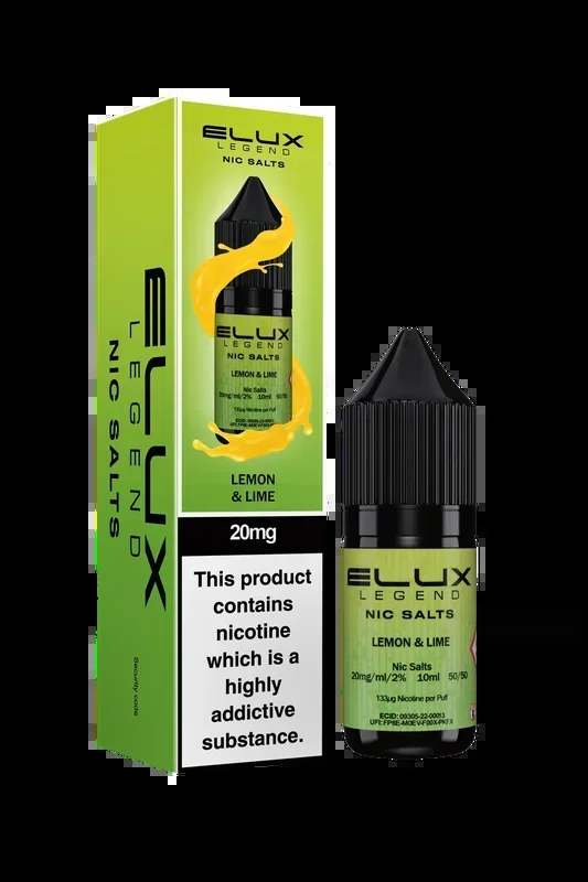 Lemon Lime Nic Salt By Elux Legendnic salts