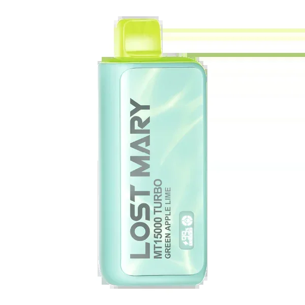 Lost Mary MT15000 Turbo – Green Apple Lime Disposable Vape