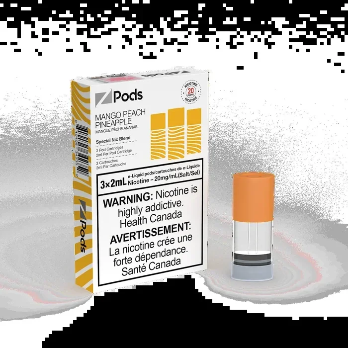 Mango Peach Pineapple Z Pods by Z Lab (‘Stlth’ Compatible Vape Pod) [ON]