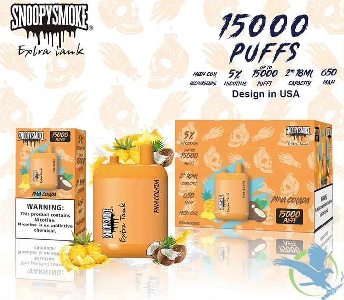 Pina Colada Snoopy Smoke Extra Tank 15K Disposable Vape