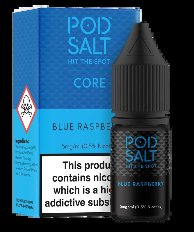 Pod Salt Blue Raspberry – Core E-Liquid