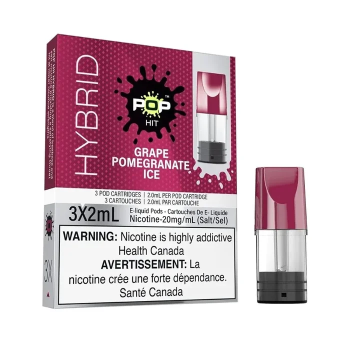 Pop Hybrid Pods – Grape Pomegranate Ice (Compatible with STLTH) (PROVINCIAL)