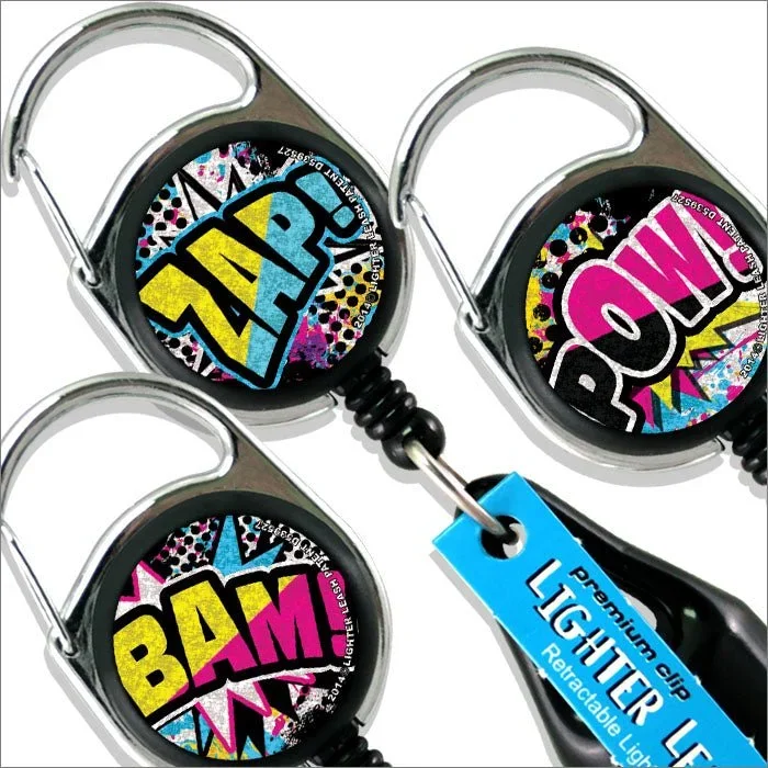 Premium Clip Lighter Leash® – Pop Art Series
