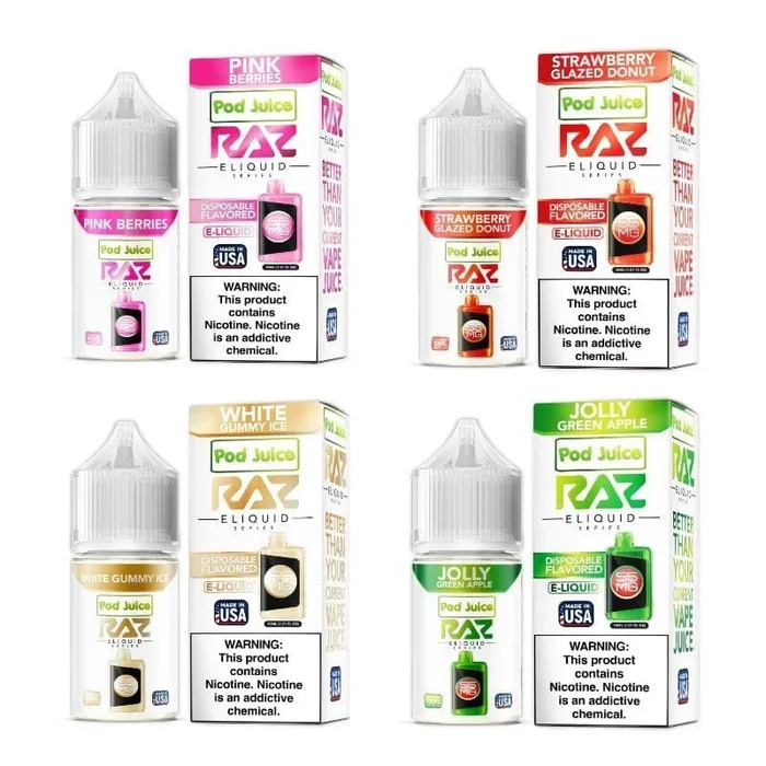 Raz Pod Juice salts