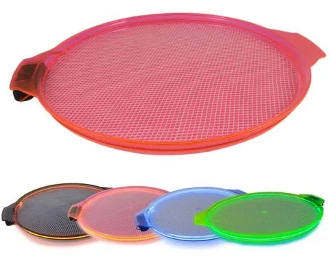 Serving Trays – Electric Flash w/ Handles – 15.5″ Diameter – Color Options