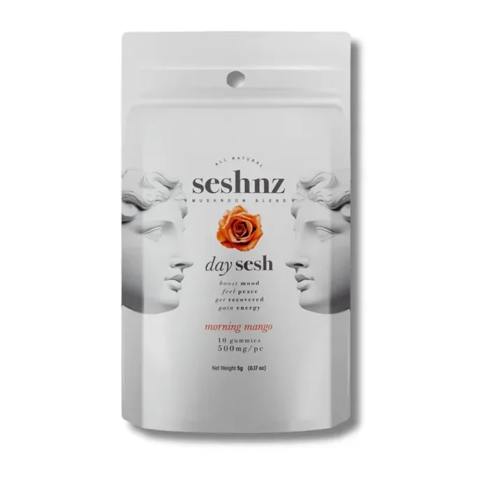 Seshnz Day Sesh All Natural Mushroom Gummies 10 Pack