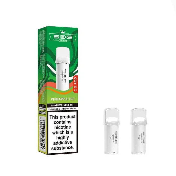 SKE Crystal Pro Pineapple Ice Prefilled Vape Pods 20mg – 2PK