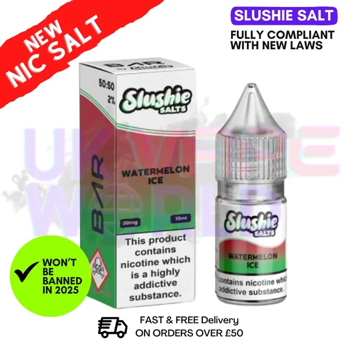 Slushie Salts Watermelon ICE E Liquid