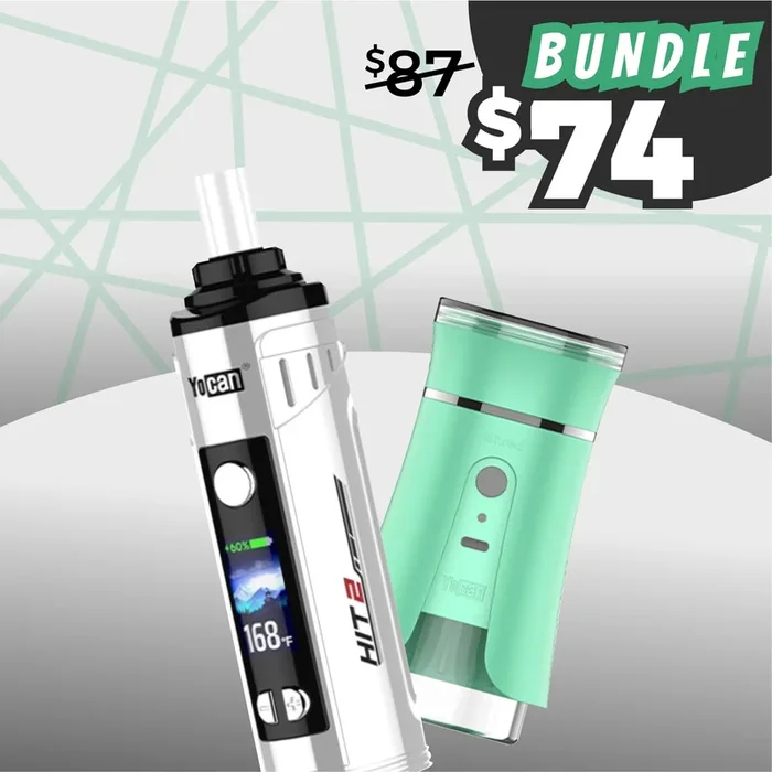 Yocan HIT 2 + iShred BUNDLE – White x Green